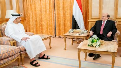 الرئيس اليمني وعبدالله بن زايد يبحثان العلاقات الثنائية1684860723