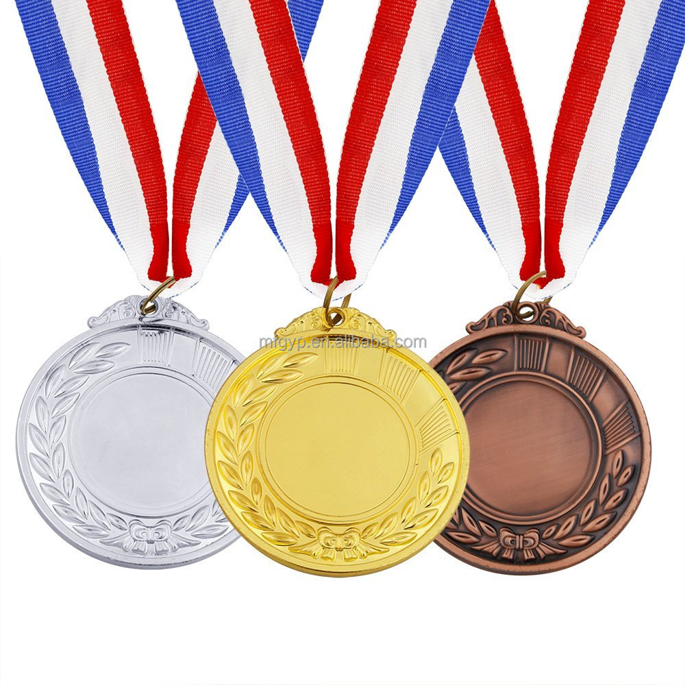 Gold Silver Bronze Award Medals Sports Style1689363783