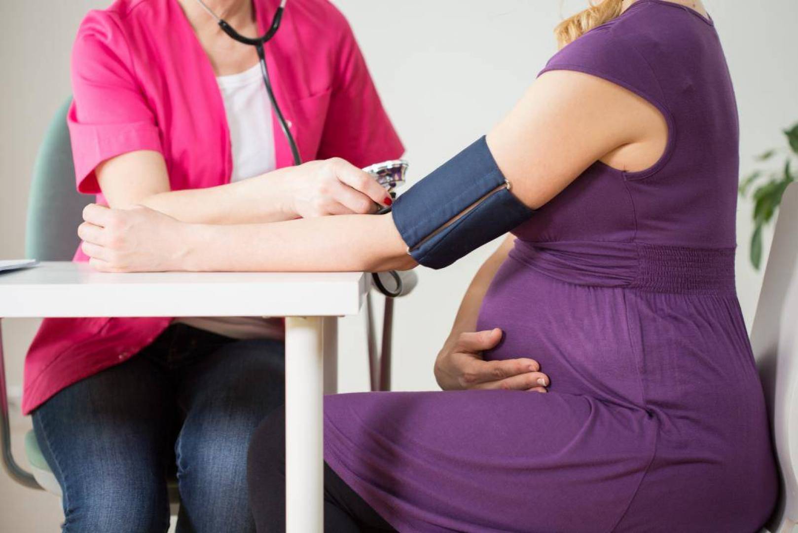 pregnant woman having her blood pressure taken 212775 highres1698692763