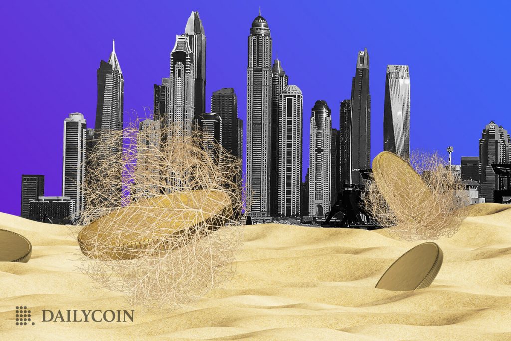 Dubai Cryptocurrencies dry coins tumbleweed dead left behind web 1200x8001705387202