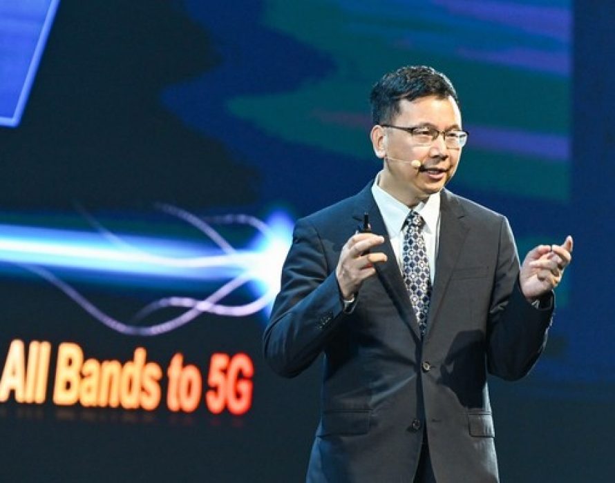 huaweis yang chaobin launches all band 5g solution series 1