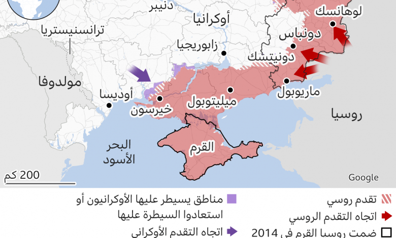 125743288 ukraine invasion south map 03 07 arabic x2 nc1710969184