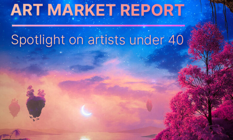 2023 contemporary art market report artprice com by artmarket nft flow josh pierce en1728674942